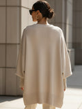 Fabienne | Pull oversize à ourlet asymétrique