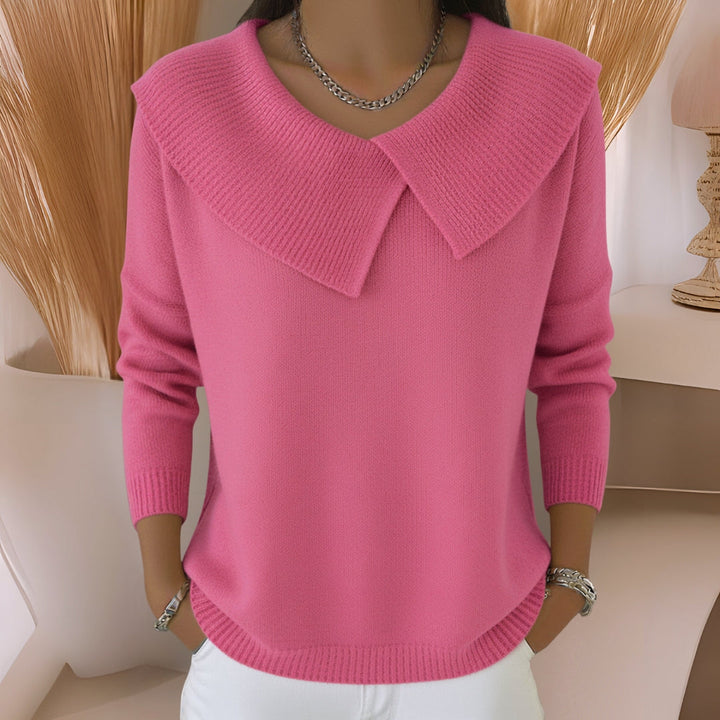 Clara | Pull en maille à col doux