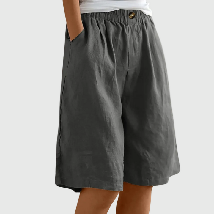 Émilie | Short ample à taille élastique
