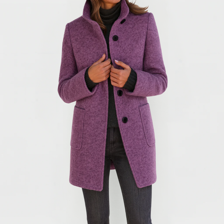 Sabine | Manteau midi en laine