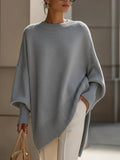 Fabienne | Pull oversize à ourlet asymétrique