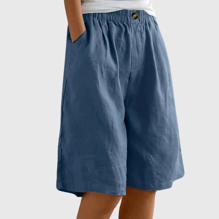 Émilie | Short ample à taille élastique