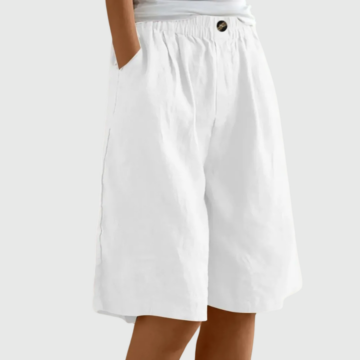 Émilie | Short ample à taille élastique