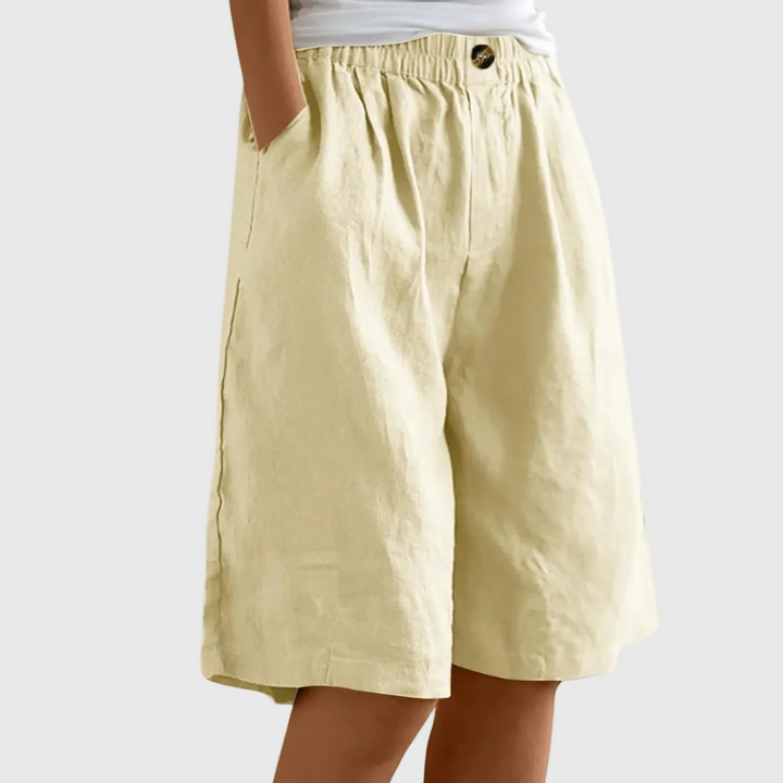 Émilie | Short ample à taille élastique