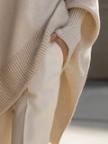 Fabienne | Pull oversize à ourlet asymétrique