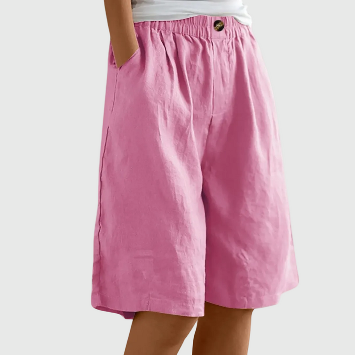 Émilie | Short ample à taille élastique
