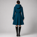Adrienne | Manteau mi-long à capuche