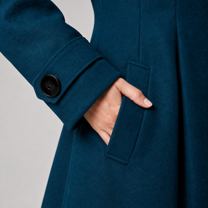 Adrienne | Manteau mi-long à capuche