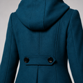 Adrienne | Manteau mi-long à capuche