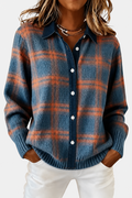 Florence | Cardigan à carreaux boutonné