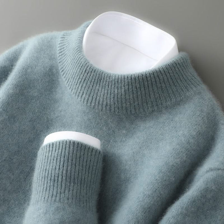 Patricia | Pull en cachemire à col cheminée