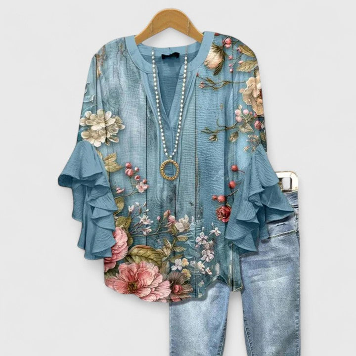 Adèle | Blouse à volants