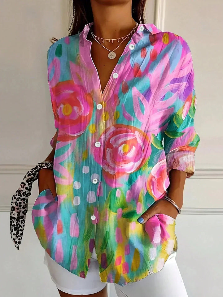 Brigitte | Blouse fleurie fluide