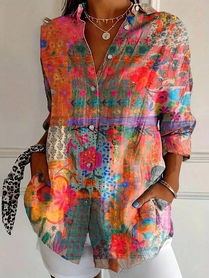Brigitte | Blouse fleurie fluide