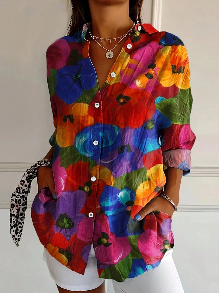 Brigitte | Blouse fleurie fluide