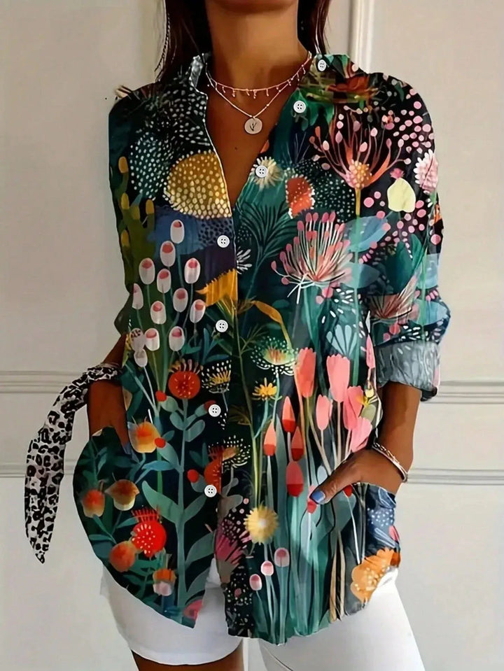Brigitte | Blouse fleurie fluide