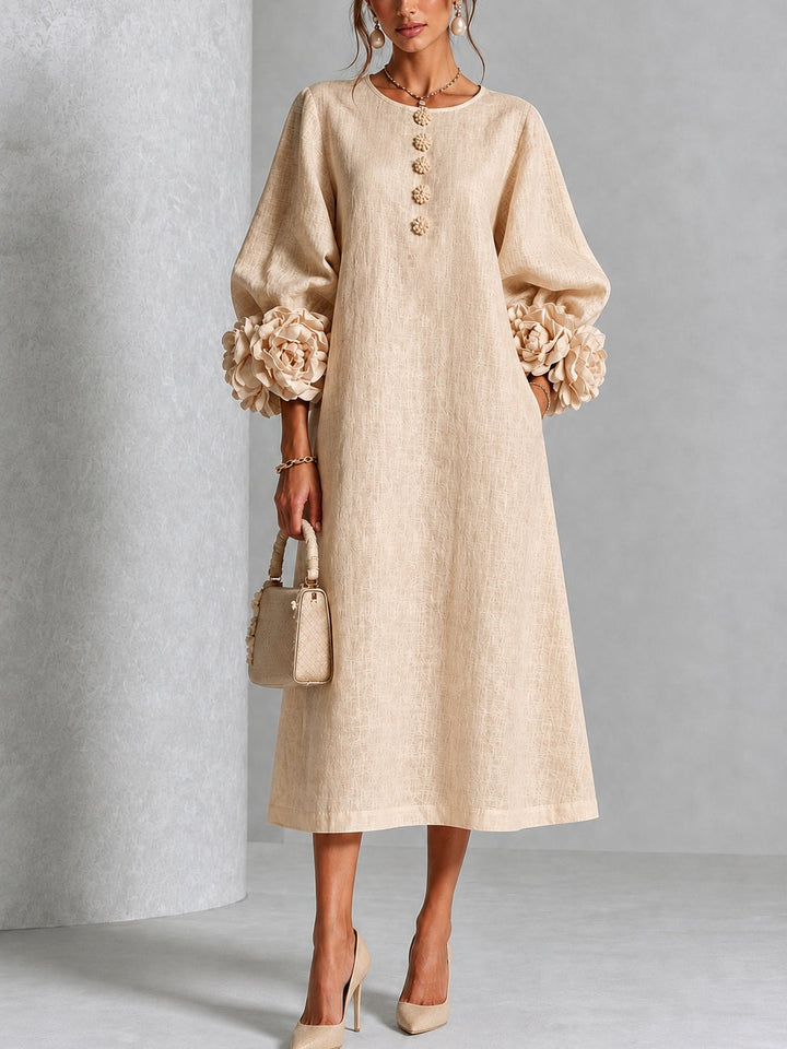 Robe Élodie beige