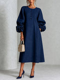 Robe Élodie bleu marine