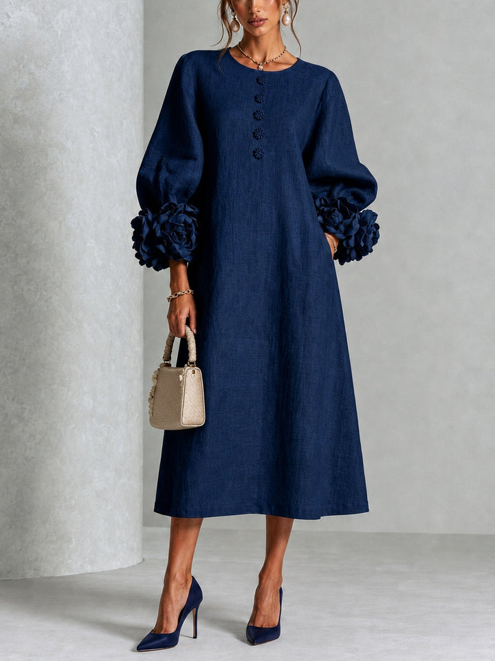 Robe Élodie bleu marine