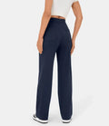 Caroline | Pantalon taille haute jambe droite