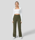 Caroline | Pantalon taille haute jambe droite