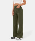 Caroline | Pantalon taille haute jambe droite