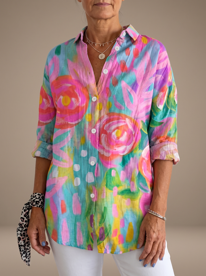 Brigitte | Blouse fleurie fluide