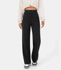 Caroline | Pantalon taille haute jambe droite