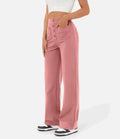 Caroline | Pantalon taille haute jambe droite