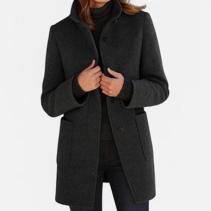 Sabine | Manteau midi en laine