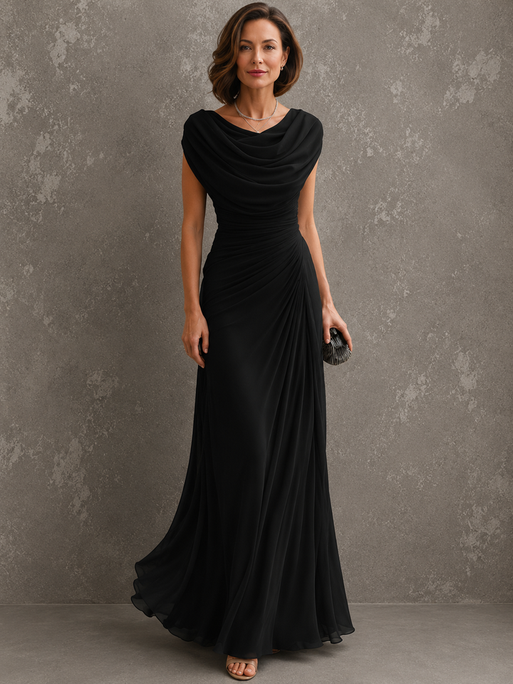 Danielle | Robe longue drapée
