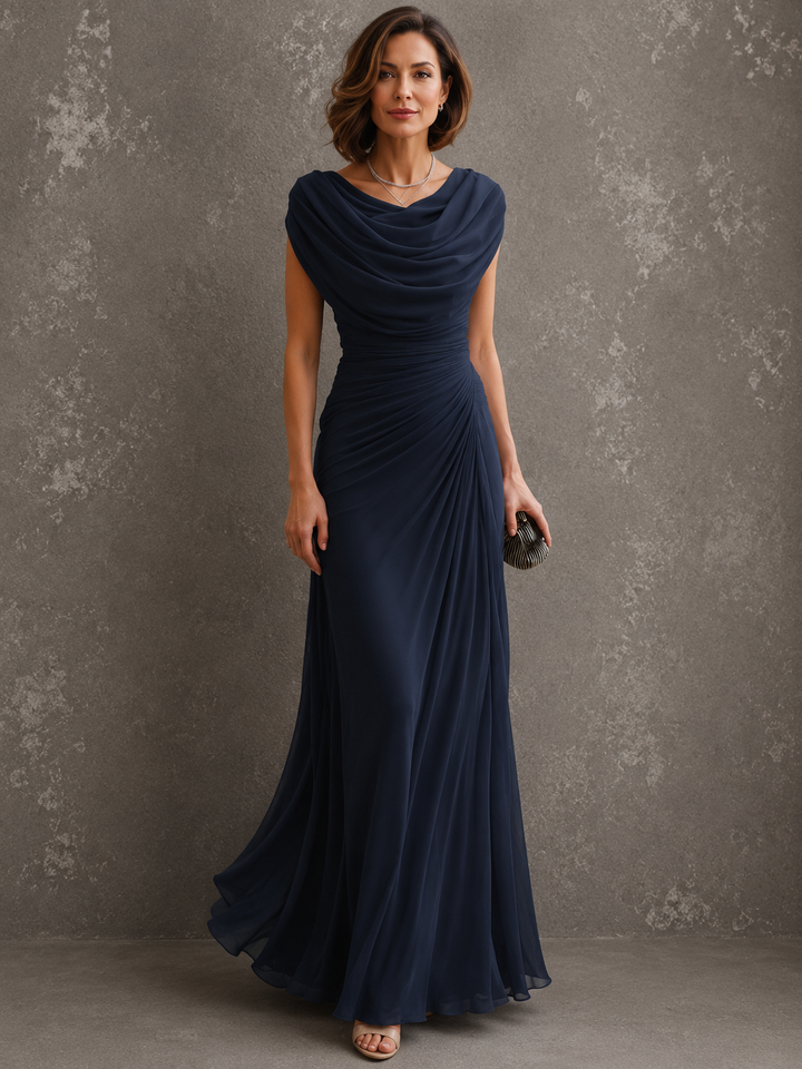 Danielle | Robe longue drapée