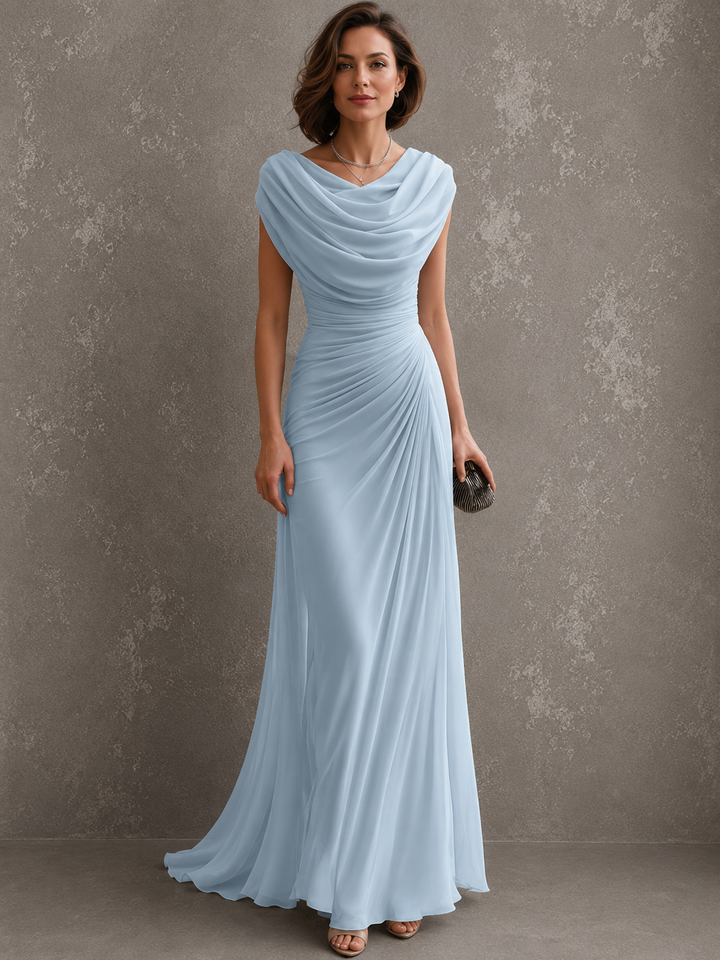 Danielle | Robe longue drapée
