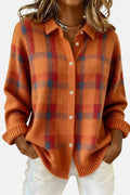 Florence | Cardigan à carreaux boutonné