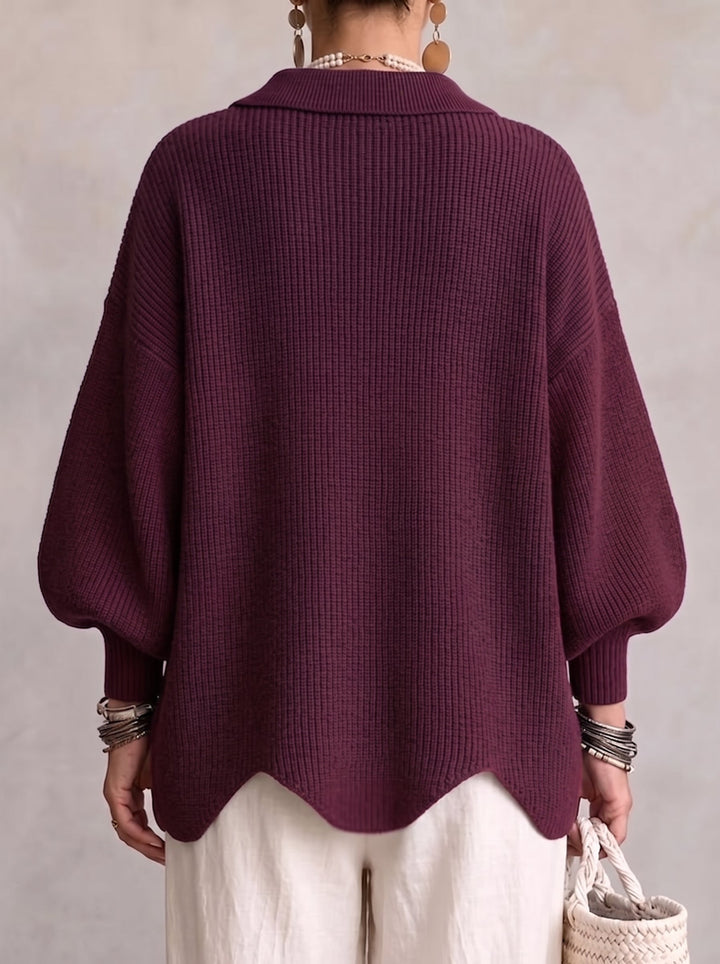 Monique | Cardigan épais à gros boutons