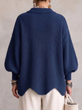 Monique | Cardigan épais à gros boutons