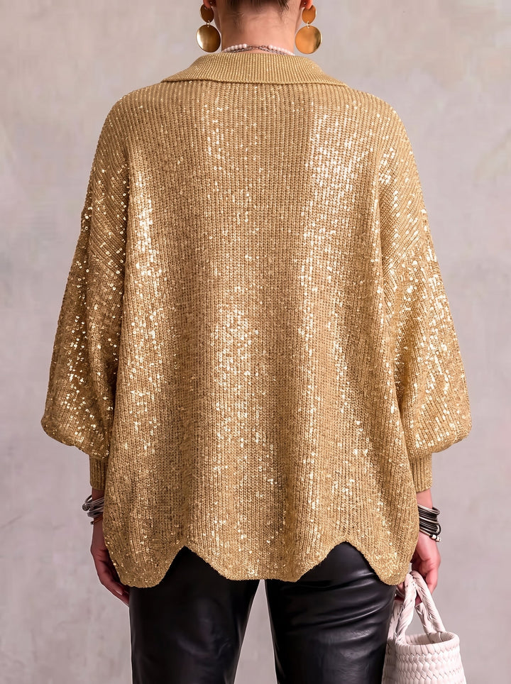 Monique | Cardigan épais à gros boutons