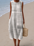Alice | Robe midi graphique